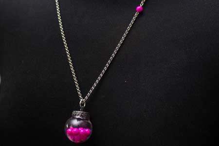 Colgante bola de cristal