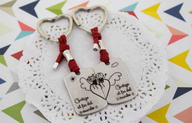 Llaveros dúo para parejas con mucho amor