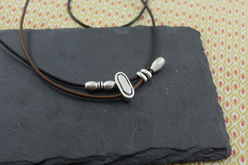 collar pasadores ovalados