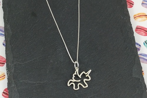 Colgante Plata Unicornio