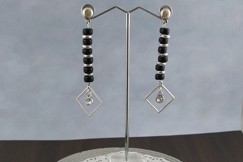 Pendientes Largos con Pendientes redondo con anilla