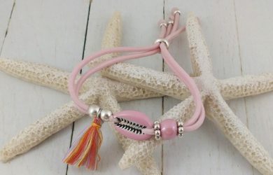 Tutorial: Pulsera con Entrepieza Caracola, paso a paso. ¡Personaliza tú misma el color!